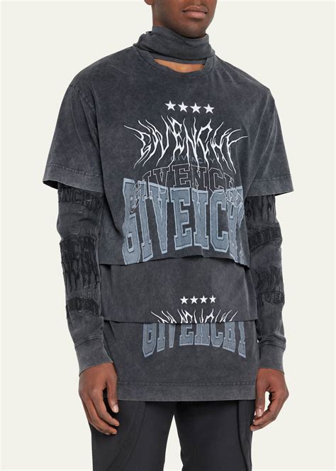 givenchy mens patterned shirt|Givenchy graphic crewneck t shirt.